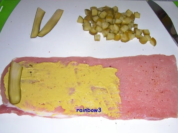 Kochen: Schweine-Rouladen - Rezept - Bild Nr. 2