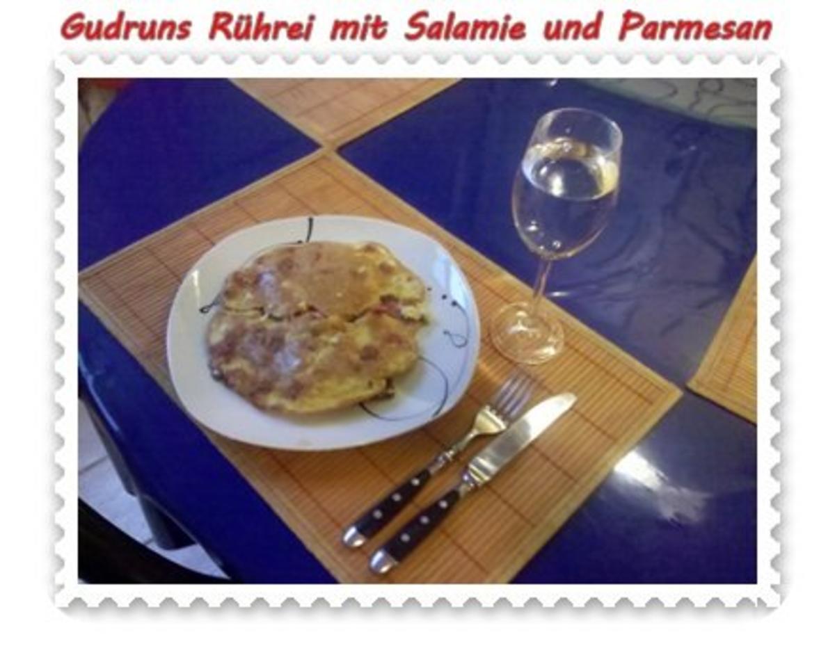 Eier: Rührei mit Salamie und Parmesan - Rezept - Bild Nr. 9