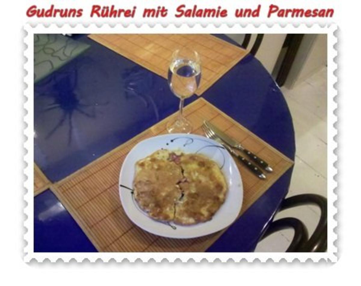 Eier: Rührei mit Salamie und Parmesan - Rezept - Bild Nr. 10