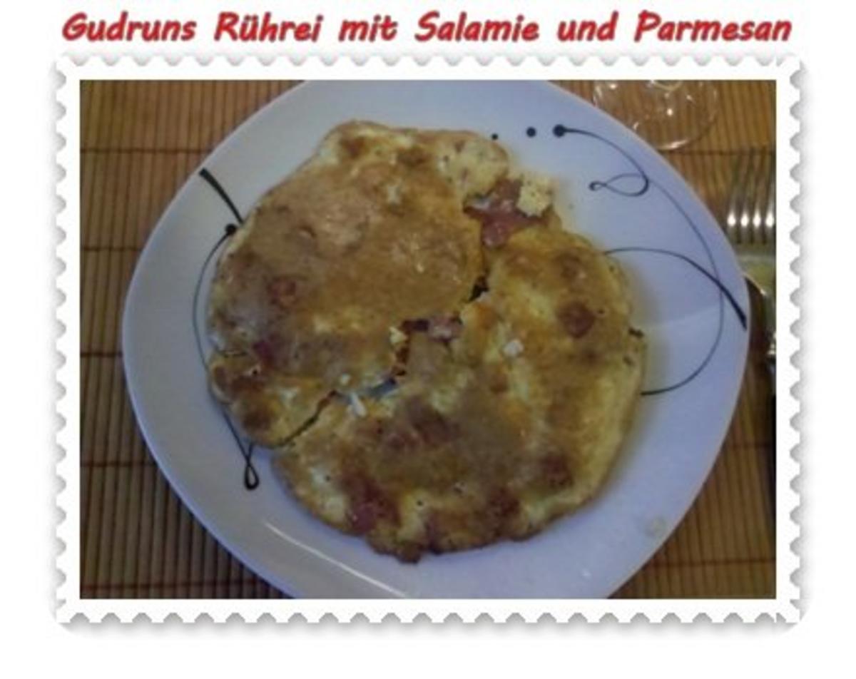 Eier: Rührei mit Salamie und Parmesan - Rezept - Bild Nr. 11