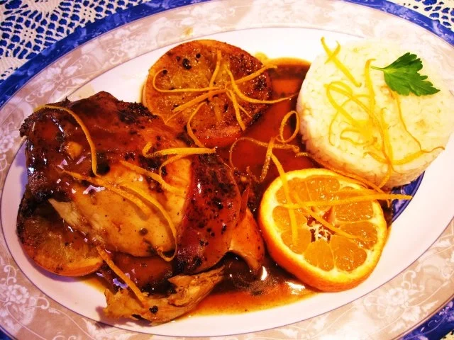 Orangen-Huhn ... - Rezept - Bild Nr. 8