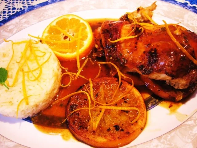Orangen-Huhn ... - Rezept