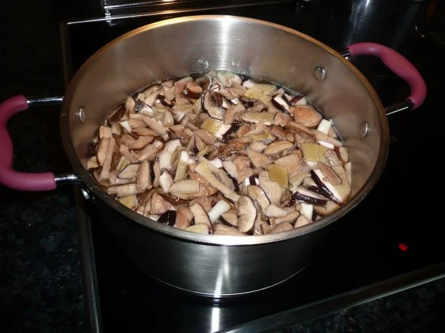 Rezept: Waldpilze mit Knödl und Rahmsoße Bild Nr. 2 Waldpilze mit Knödl und Rahmsoße - Rezept - Bild Nr. 2