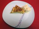 Apfelkuchen mit Vanilleeis - Rezept