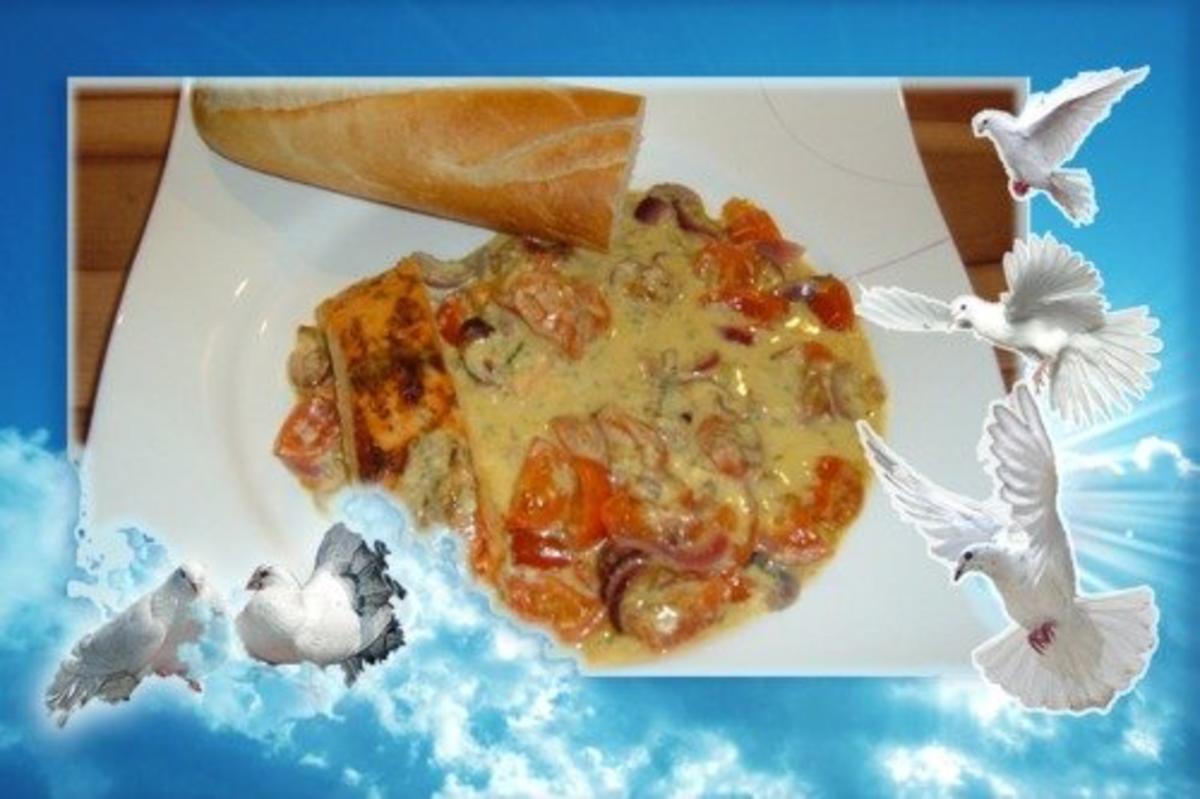 Fisch : Lachs in Dillsoße aus dem Ofen - Rezept - kochbar.de