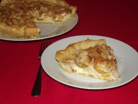 Knusper-Aprikosen-Wähe - Rezept