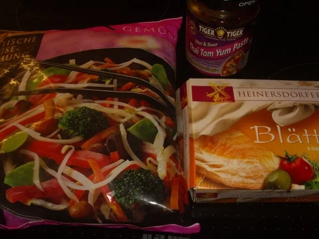 Rezept: Vegetarisch-Asiatische Blätterteigtaschen Bild Nr. 2 Vegetarisch-Asiatische Blätterteigtaschen - Rezept - Bild Nr. 2