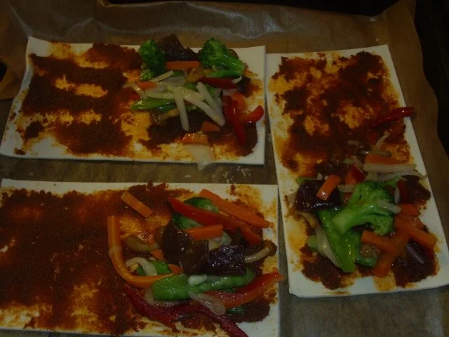 Rezept: Vegetarisch-Asiatische Blätterteigtaschen Bild Nr. 6 Vegetarisch-Asiatische Blätterteigtaschen - Rezept - Bild Nr. 6