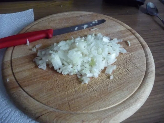 Beilagen : Semmelknödel, Gewickelte Kaninchenrückenteile und Salat - Rezept - Bild Nr. 3