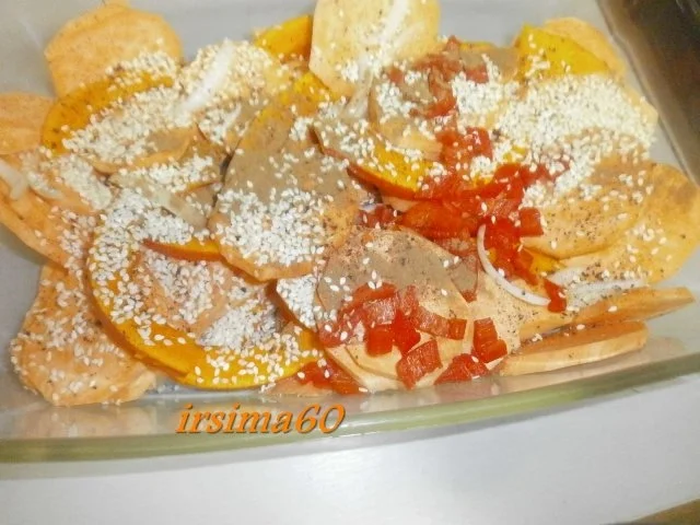   Kürbis mit Süßkartoffeln aus dem Backofen - Rezept - Bild Nr. 4