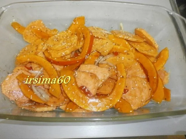   Kürbis mit Süßkartoffeln aus dem Backofen - Rezept - Bild Nr. 5