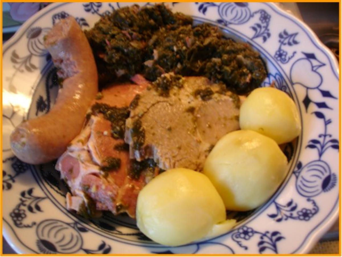 Brauner oder grüner Kohl à la Papa - Rezept By MausVoh