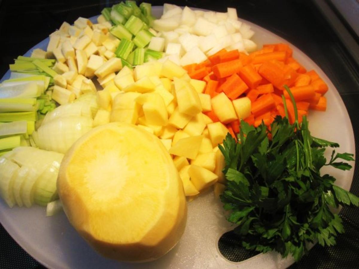 Cremesuppe aus verschiedenen Gemüsen... - Rezept - Bild Nr. 3