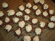 Weihnachtsplätzchen: Schoko-Kokos-Sterne - Rezept