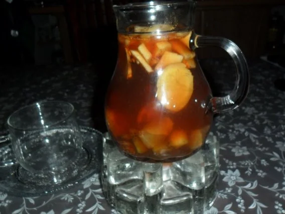 mein kleiner punsch,fast alkoholfrei,zum aufessen - Rezept