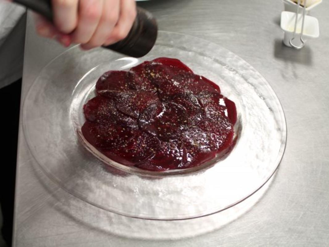 Clementine- Feldsalat auf Rote- Bete Carpaccio - schnell &amp; einfach ...