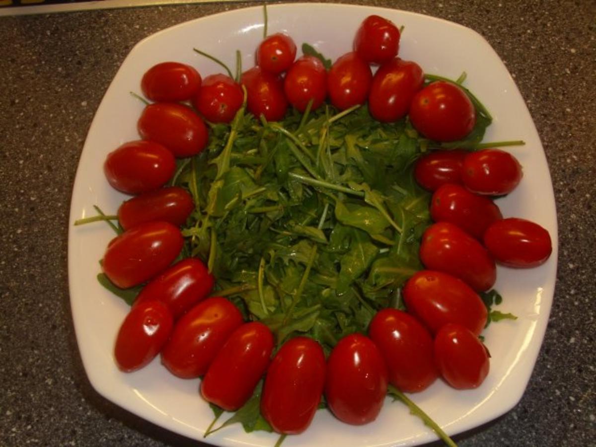 Rucola-Mozzarella Salat - Rezept - Bild Nr. 3