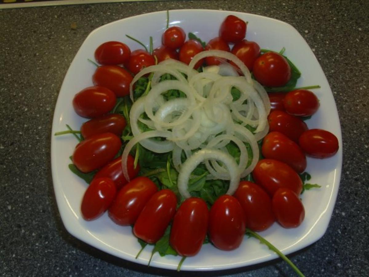 Rucola-Mozzarella Salat - Rezept - Bild Nr. 4
