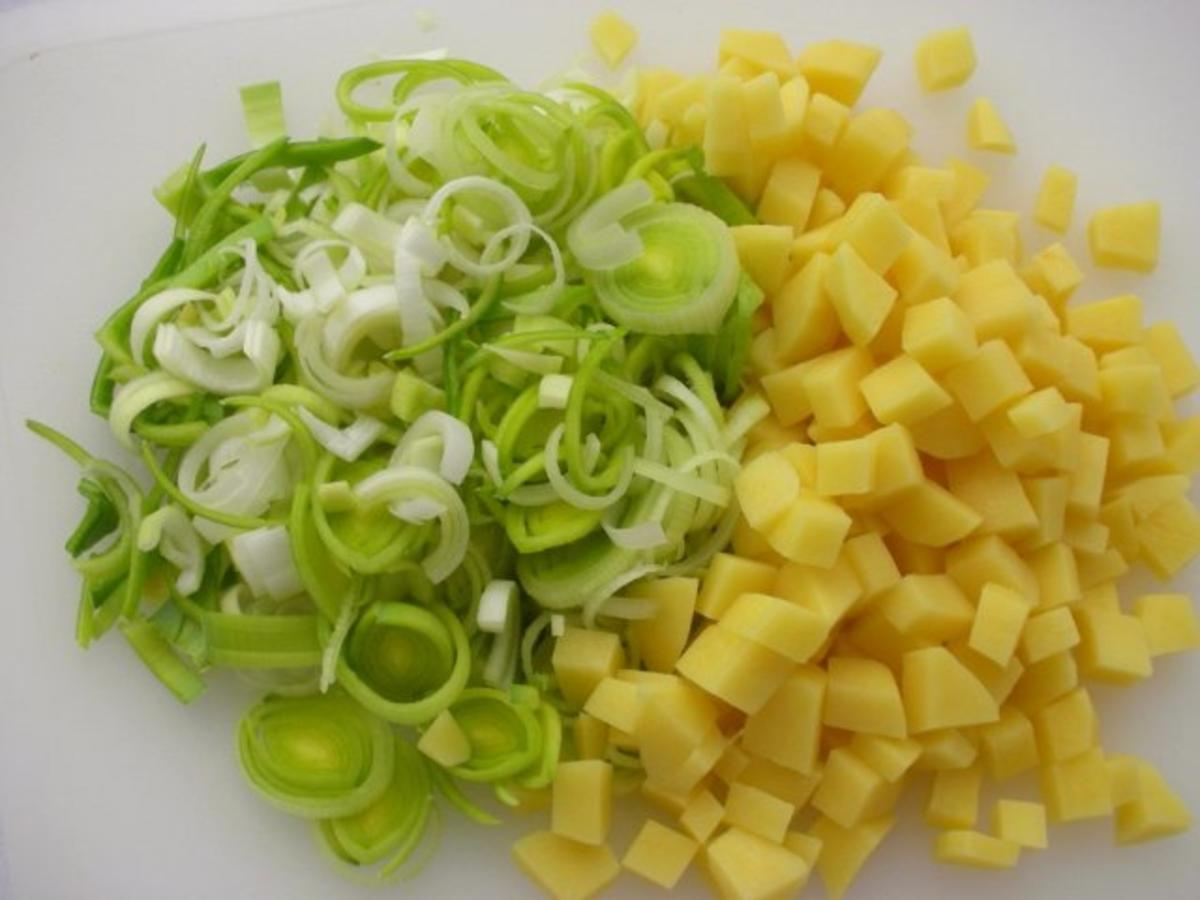 Porree Kartoffelsuppe mit Chili Hackbällchen - schnell &amp; einfach - von ...