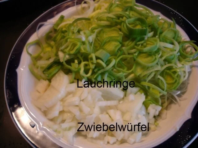 Pikantes Hähnchen mit Möhrenblüten und Kartoffelblütengratin - Rezept - Bild Nr. 9