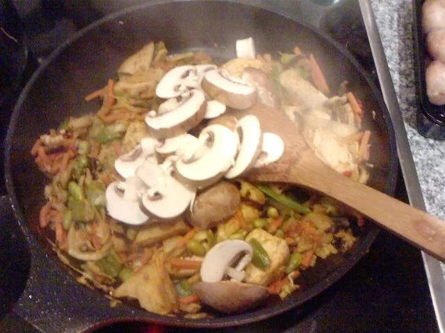 LECKELE LESTEVELWELTUNG SUPELSCHNELL -- LESTEPFANNE SHANGHAI -- Hähnchen-Wok - Rezept - Bild Nr. 8