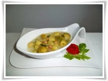 Rezept: Rosenkohl- Kichererbsensuppe Bild Nr. 15 Rosenkohl- Kichererbsensuppe - Rezept - Bild Nr. 15