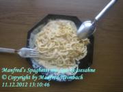 Italienisch – Manfred’s Spaghetti mit Speckkäsesahnesauce - Rezept