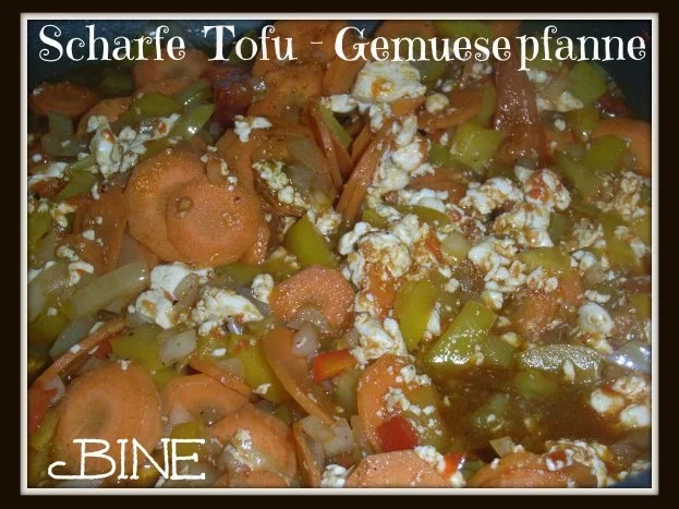 Rezept: BiNe` S SCHARFE TOFU - GEMUESEPFANNE Bild Nr. 7 BiNe` S SCHARFE TOFU - GEMUESEPFANNE - Rezept - Bild Nr. 7