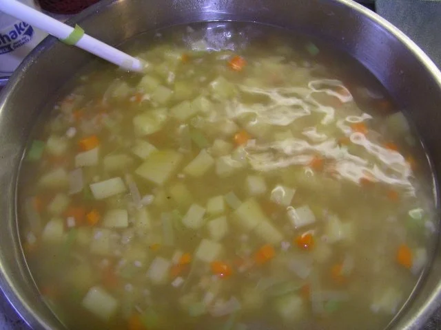Rezept: Graupen-Suppe Mit Kochwurst Bild Nr. 4 Graupen-Suppe Mit Kochwurst - Rezept - Bild Nr. 4