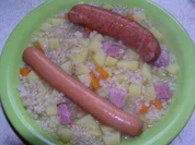 Graupen-Suppe Mit Kochwurst - Rezept