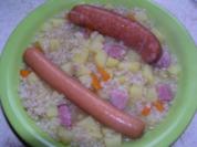 Graupen-Suppe Mit Kochwurst - Rezept