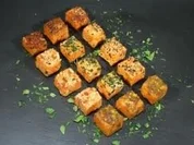 Räucherfischrillette mit gerösteten Brotscheiben - Rezept