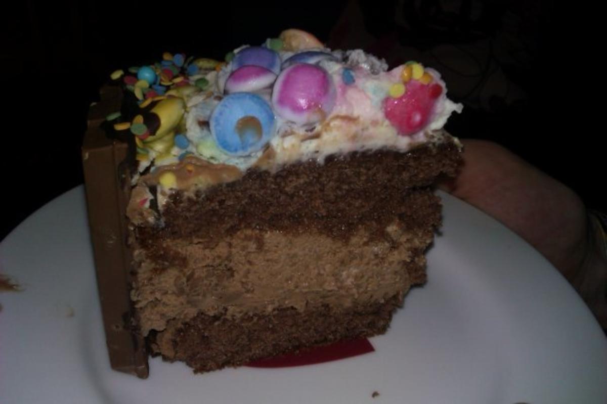 Kit-Kat Smarties Torte - Rezept - Bild Nr. 2