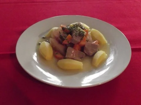 Kalbs-Kopf "Lyonaiser-Art" - Rezept