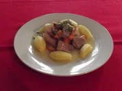 Kalbs-Kopf "Lyonaiser-Art" - Rezept