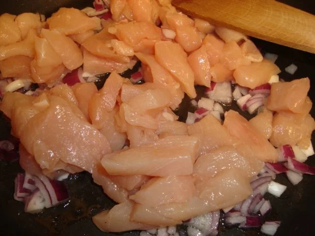 Rezept: Hähnchen-Gemüse-Pfanne mit Feta Bild Nr. 2 Hähnchen-Gemüse-Pfanne mit Feta - Rezept - Bild Nr. 2