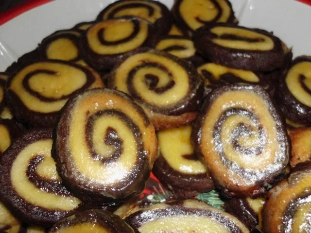 Rezept: Schwarzweißplätzchen Schwarzweißplätzchen - Rezept