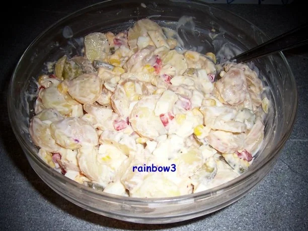 Salat: Kartoffel-Eier-Salat - Rezept