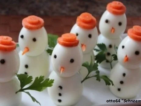 Schneemänner - Rezept