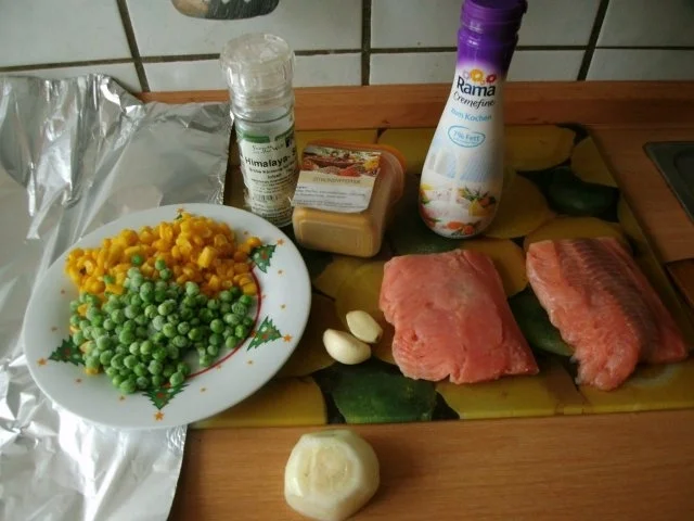 Lachs in Weißwein- Sauce - Rezept - Bild Nr. 2