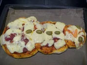 Schneemann Pizza - Rezept