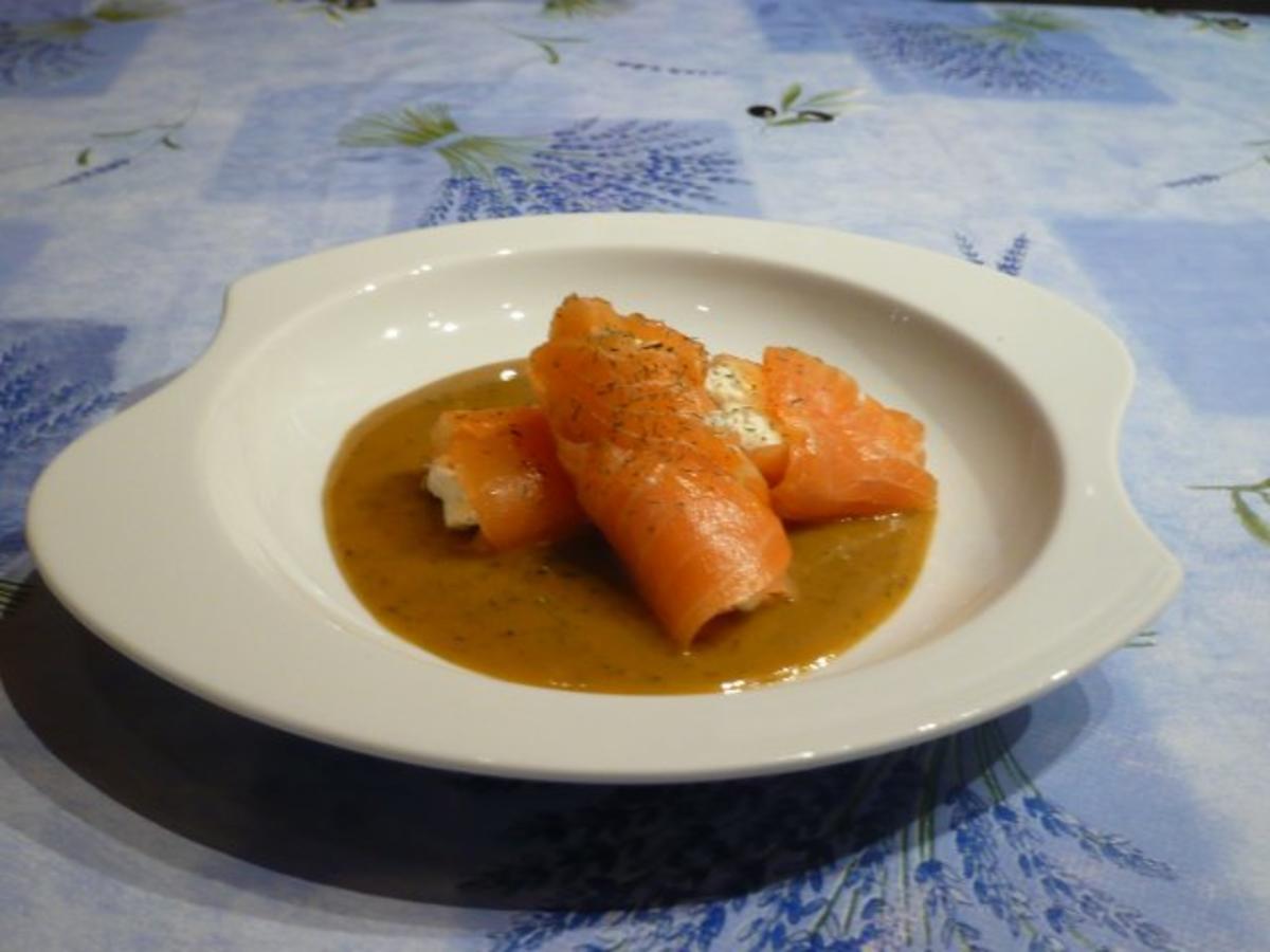 Lachs-Mascarpone-Röllchen nach Maikes Art - Rezept - kochbar.de