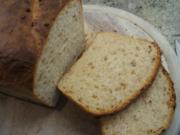 Brot/Brötchen: Kastenweißbrot mit Zwiebeln und Speck - Rezept