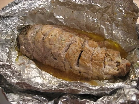 Schweinefilet mit Kräuterbutter - Rezept