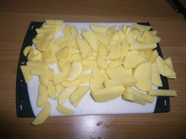 Rezept: Cabanossi mit Kartoffeln und Nudeln Bild Nr. 3 Cabanossi mit Kartoffeln und Nudeln - Rezept - Bild Nr. 3