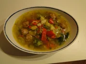 Rezept: Rosenkohlblรคttchensuppe mit Mettlรถรchen, ihr wisst ja meine Grundlage, bin gerade Rosenkohlblรคttchensuppe mit Mettlรถรchen, ihr wisst ja meine Grundlage, bin gerade - Rezept