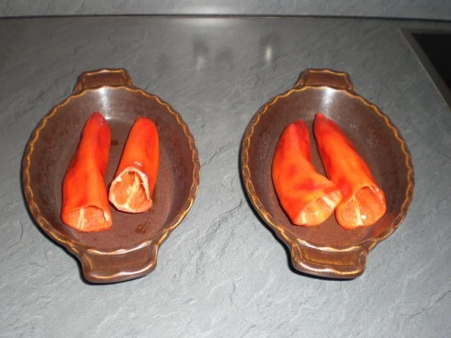 Rezept: Spitzpaprika gefüllt mit Schafskäse Bild Nr. 3 Spitzpaprika gefüllt mit Schafskäse - Rezept - Bild Nr. 3