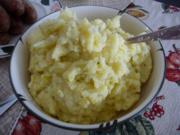 Beilage : Kartoffelpüree selbstgemacht - ganz einfach - Rezept