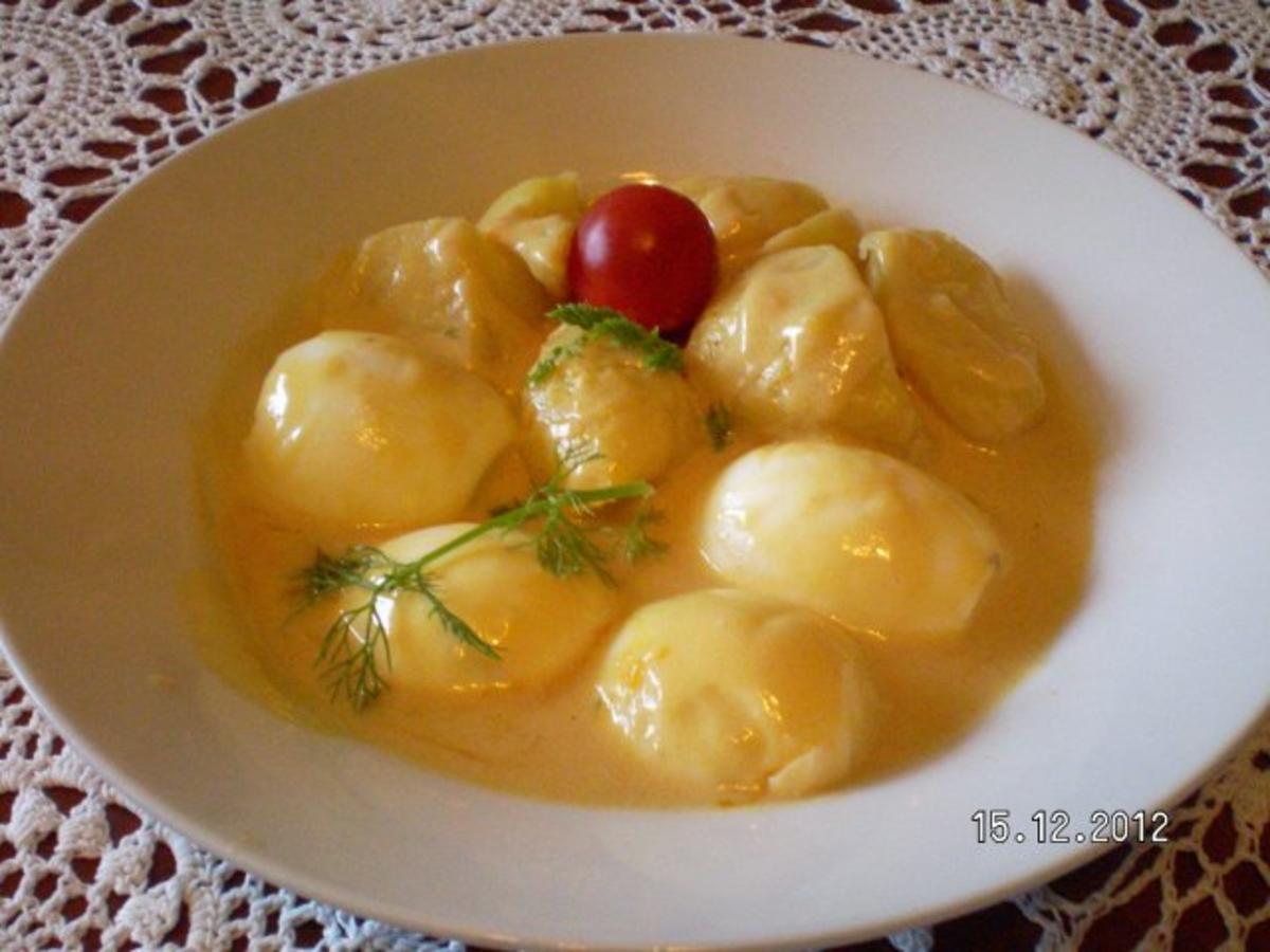 Omas leckere Senfsoße für Fisch oder Eier - Rezept - kochbar.de