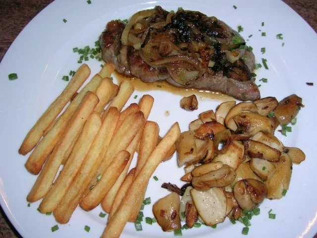 Rumpsteak, Steinpilze, Pommes - Rezept - Bild Nr. 2